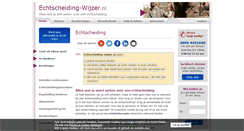 Desktop Screenshot of echtscheiding-wijzer.nl