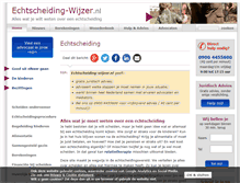 Tablet Screenshot of echtscheiding-wijzer.nl
